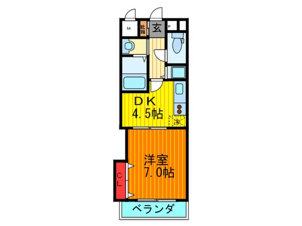 コッフレドゥクロシェットの物件間取画像